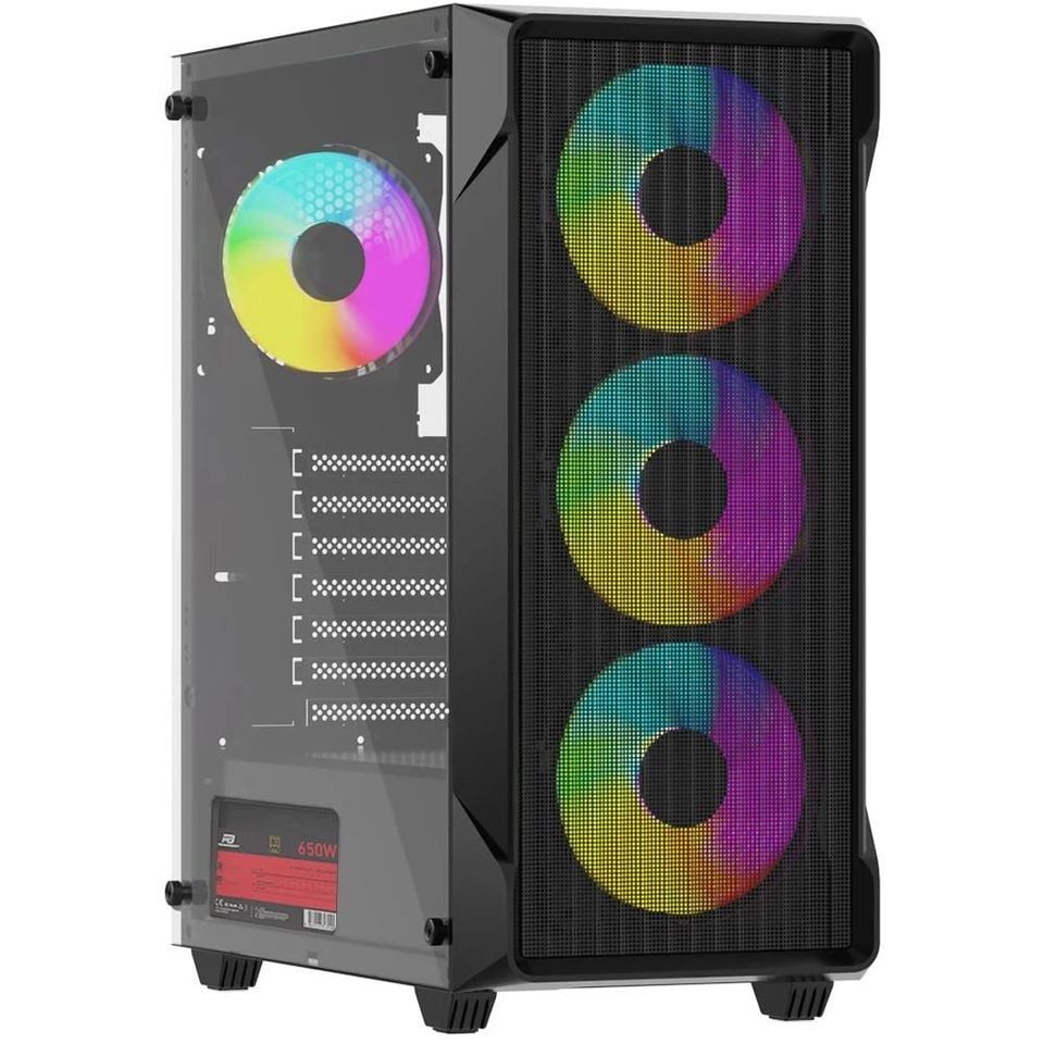 MEGA GAMING PWB01 R5-7600 32GB-DDR5 512GB-SSD RX-9060-XT-16G Gaming PC