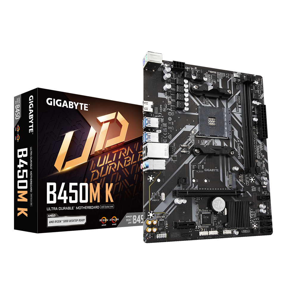 B450M K DDR4 3600MT/s(OC) AM4 mATX Anakart