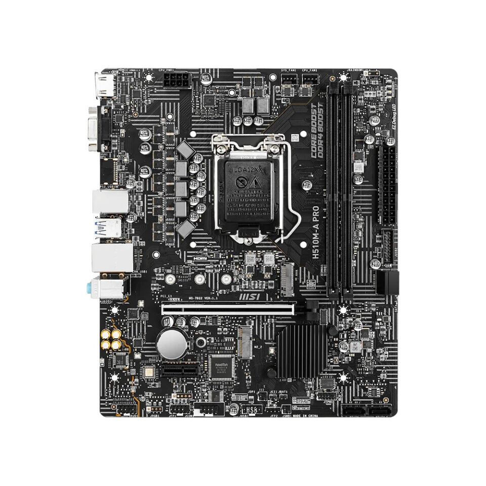 H510M-A PRO DDR4 3200MT/s(OC) LGA1200 mATX Anakart