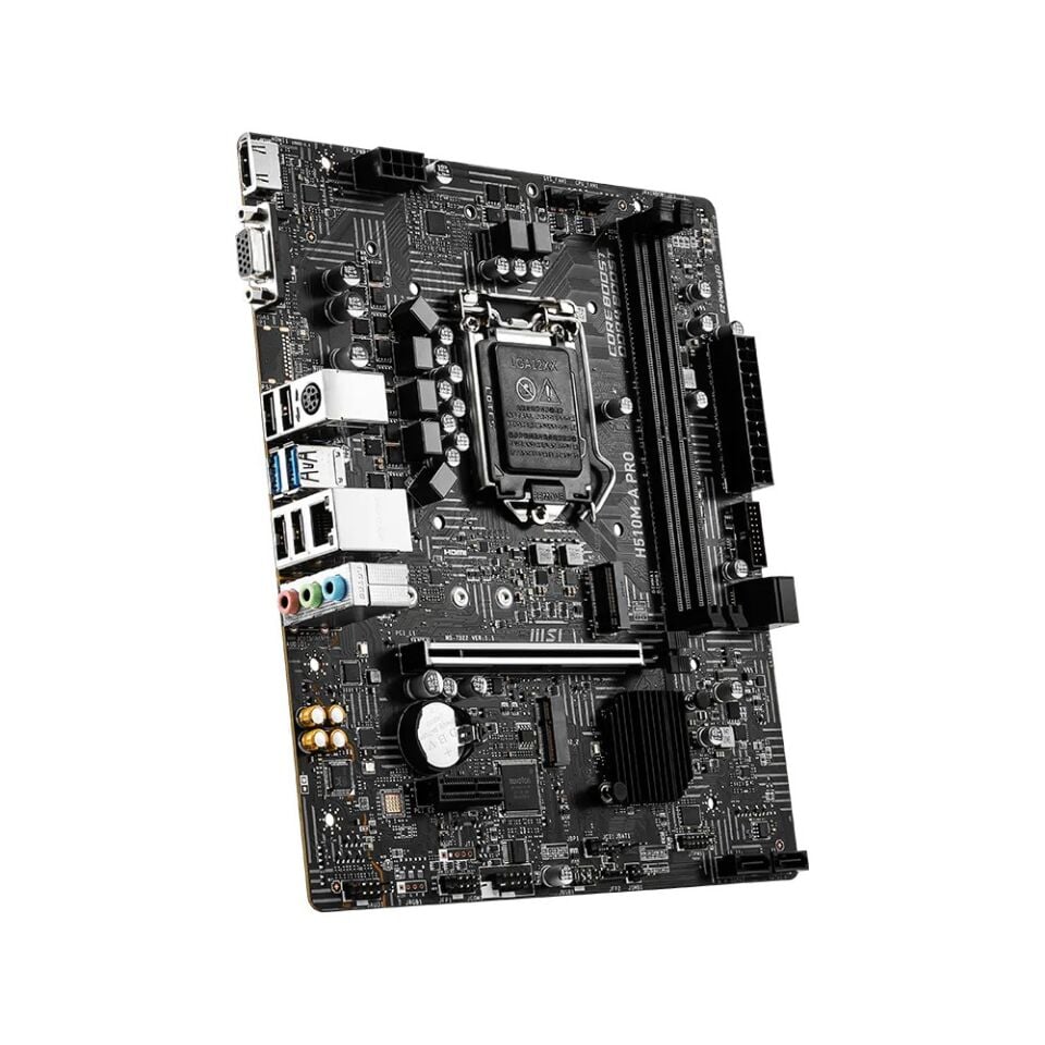H510M-A PRO DDR4 3200MT/s(OC) LGA1200 mATX Anakart