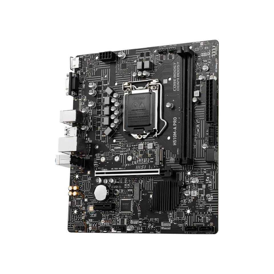 H510M-A PRO DDR4 3200MT/s(OC) LGA1200 mATX Anakart