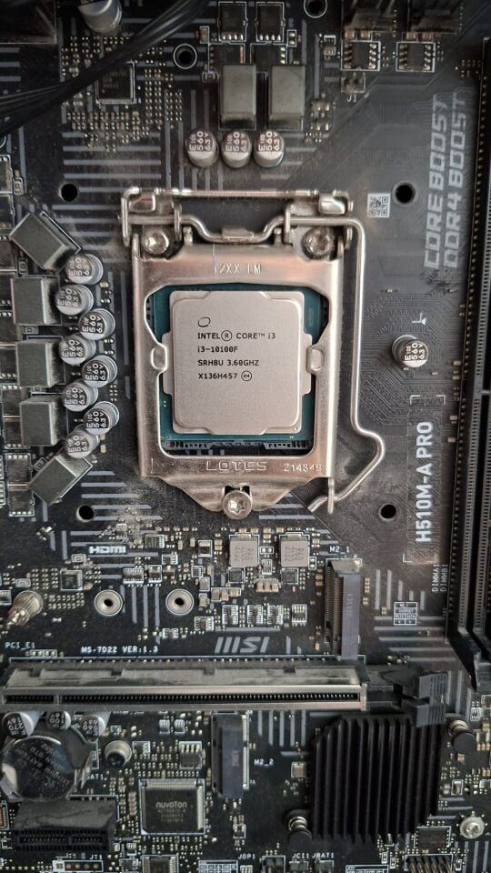 Intel Core i3-10100F 3.6GHz (4.3GHz Turbo) 6MB Önbellek 4 Çekirdek LGA1200 İşlemci