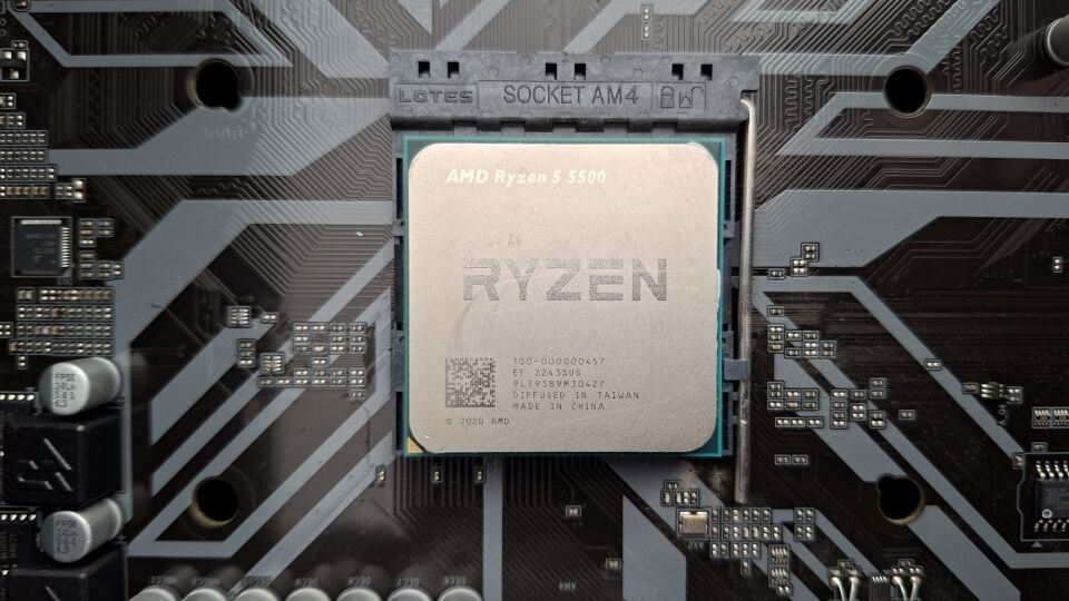 Ryzen 5 5500 3.6GHz (4.2GHz Boost) 16MB Önbellek 6 Çekirdek AM4 İşlemci