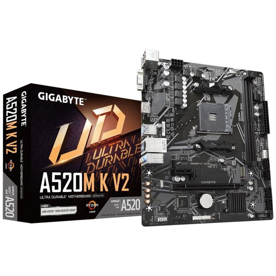 A520M K V2 DDR4 5100MT/s(OC) AM4 mATX Anakart