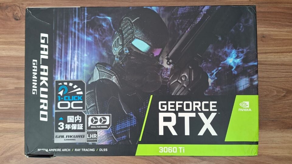 GALAKURO GeForce RTX 3060 Ti 8GB GDDR6 256-bit Ekran Kartı