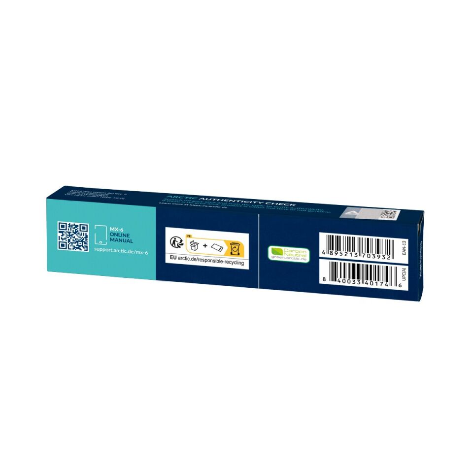 MX-6 Ultra Yüksek Performanslı Termal Macun - 8gr