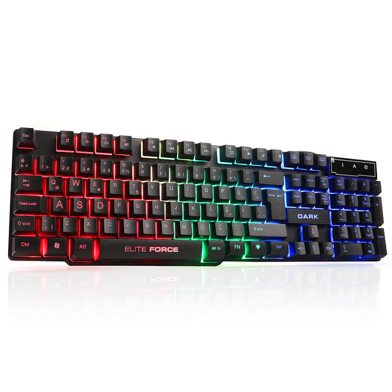 Elite Force GK1000 Rainbow Mekanik Hisli Türkçe Q Gaming Klavye