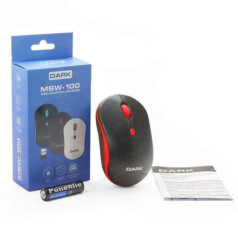 MSW100R Kablosuz Mouse (Kırmızı)