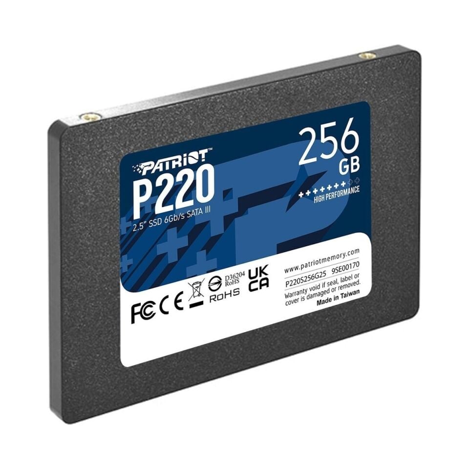 P220 256GB 2.5'' SATA3 SSD (550 / 490MB/s)