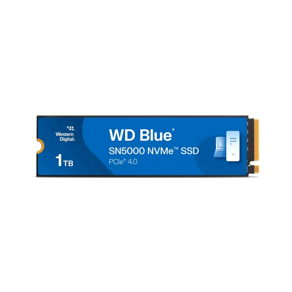 WD Blue SN5000 1TB PCIe Gen4 M.2 SSD (5150 / 4900MB/s)