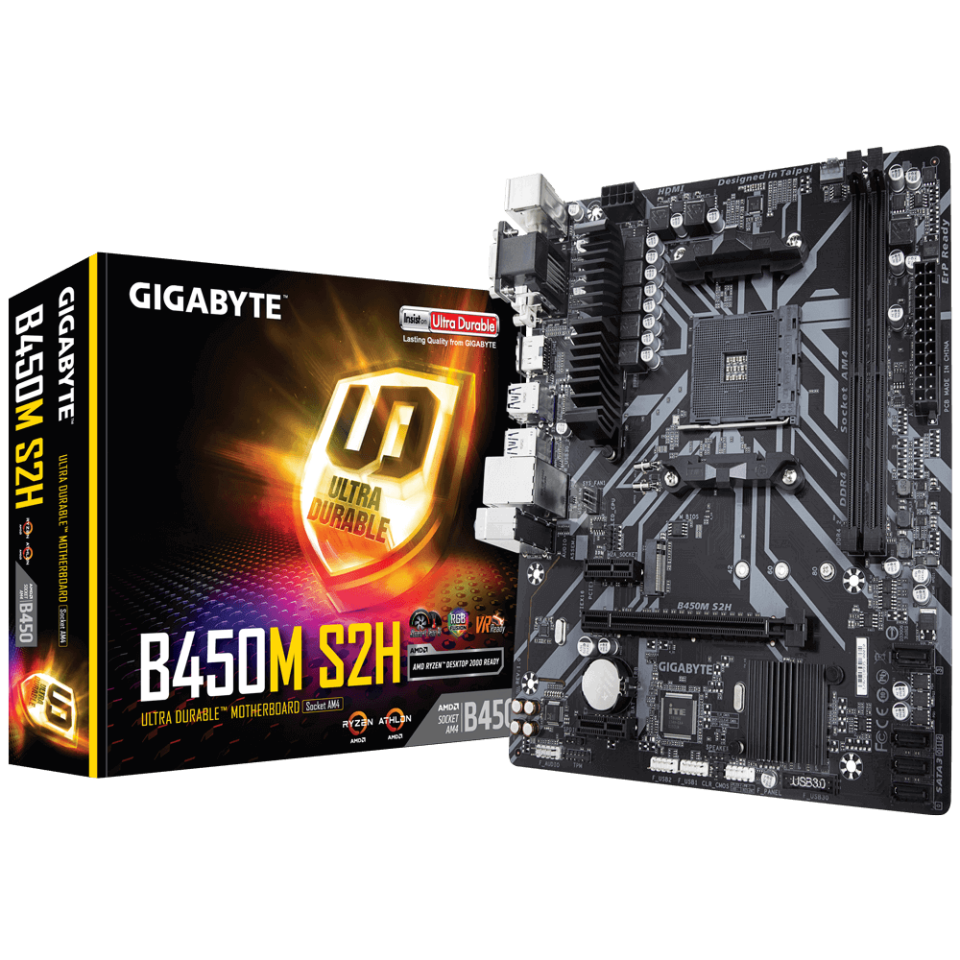 B450M S2H DDR4 3600MT/s(OC) AM4 mATX Anakart