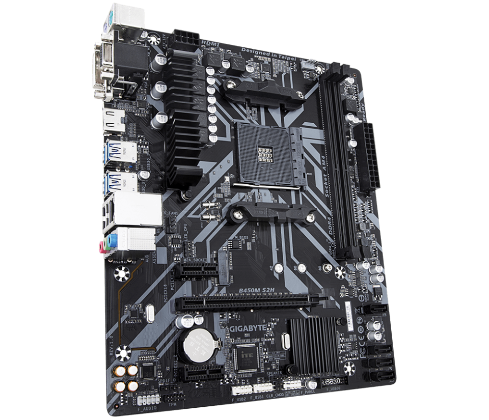 B450M S2H DDR4 3600MT/s(OC) AM4 mATX Anakart