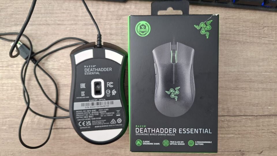 DeathAdder Essential 6400DPI Kablolu Gaming Mouse