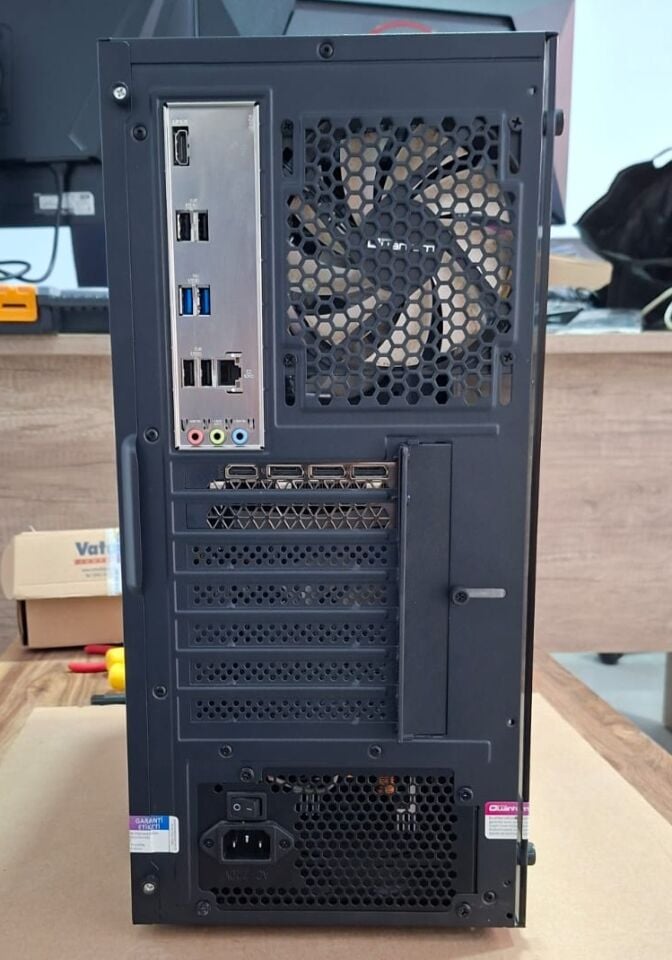 MEGA GAMING QNT01 i5-12400F 16GB-DDR4 480GB-SSD RTX-3060-12G Masaüstü PC