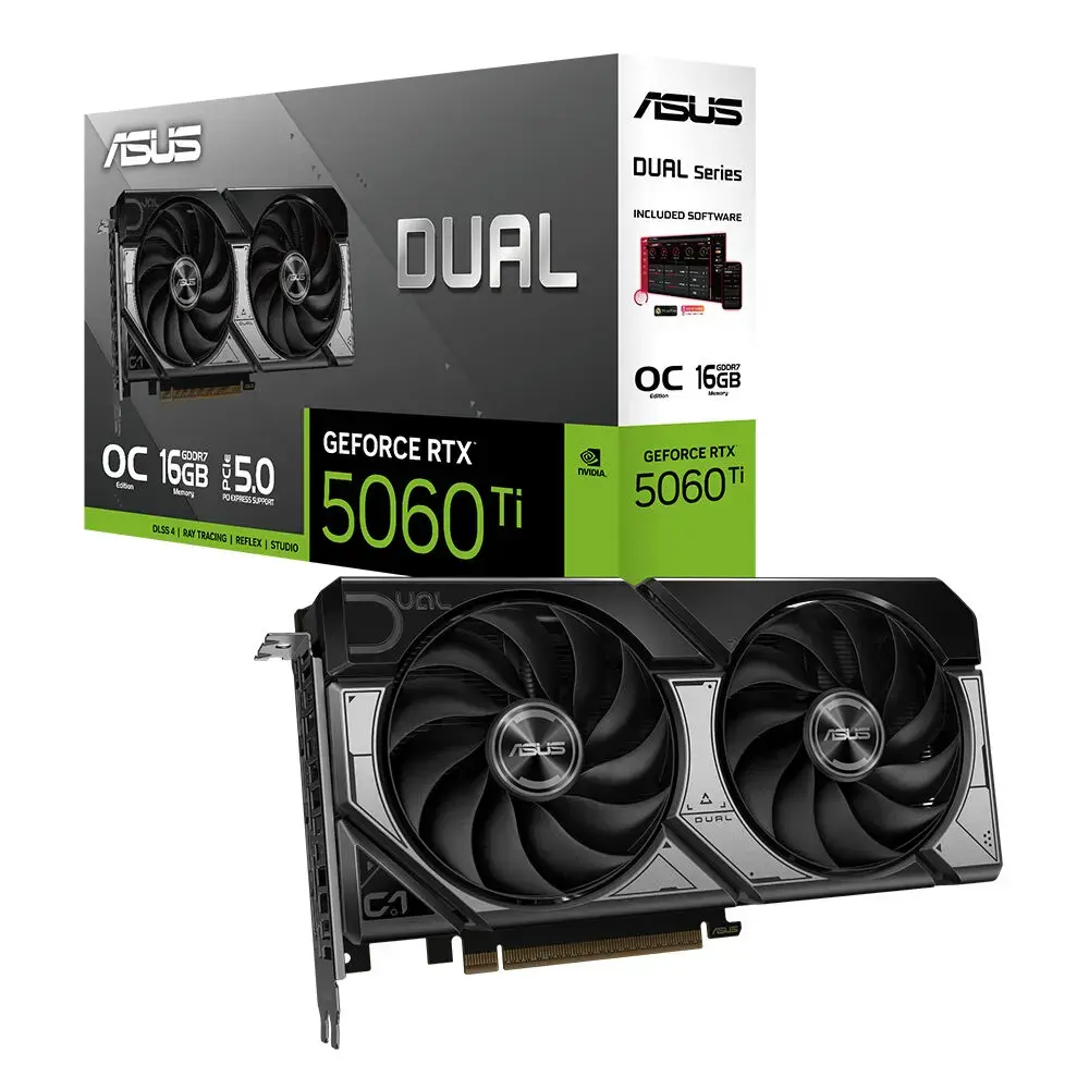 Dual GeForce RTX 5060 Ti OC 16GB GDDR7 128-bit Ekran Kartı