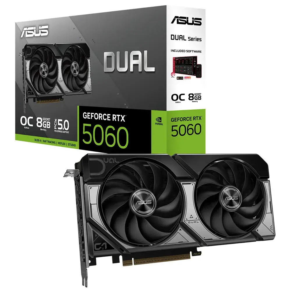 Dual GeForce RTX 5060 OC 8GB GDDR7 128-bit Ekran Kartı
