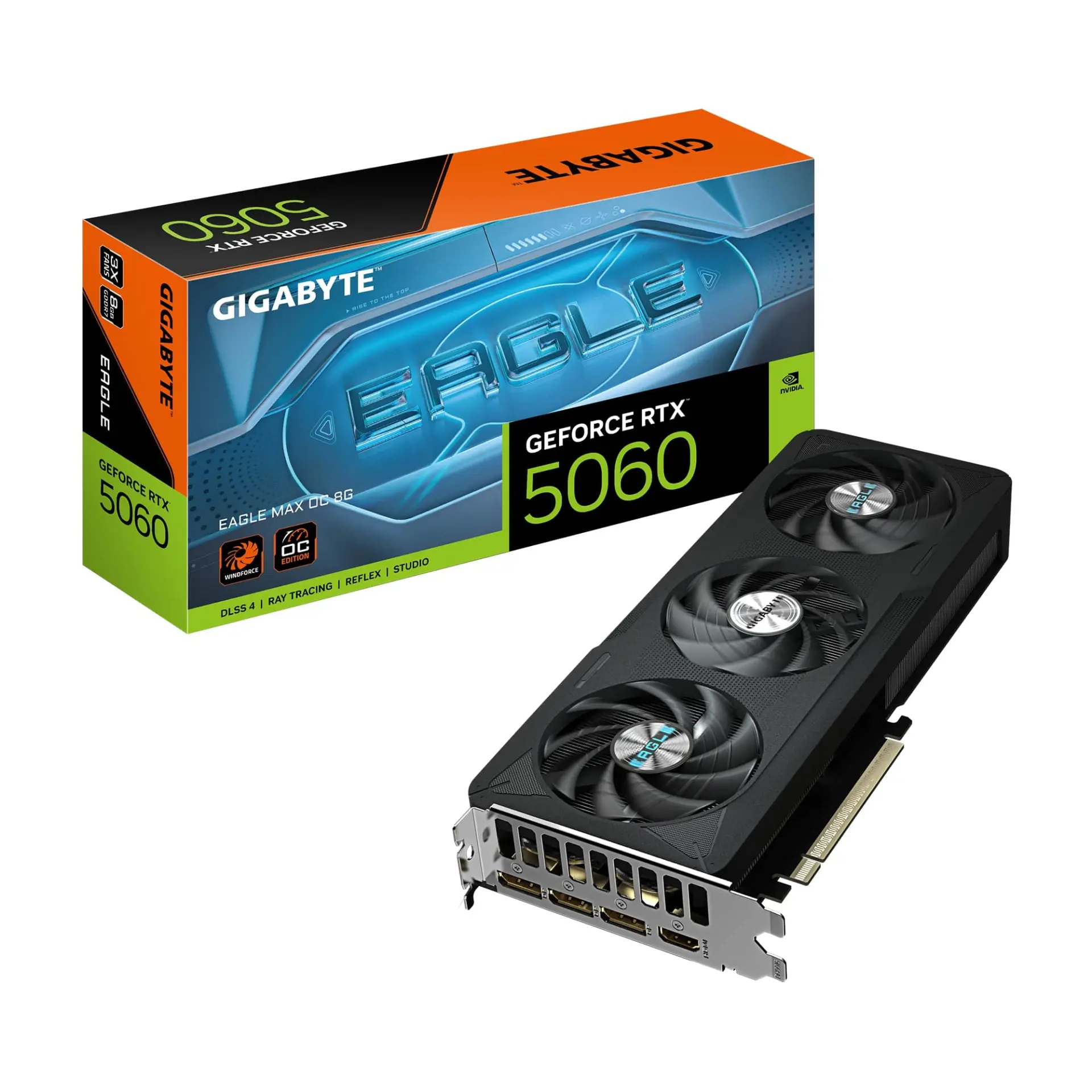 GeForce RTX5060 EAGLE MAX OC 8GB GDDR7 128-bit Ekran Kartı