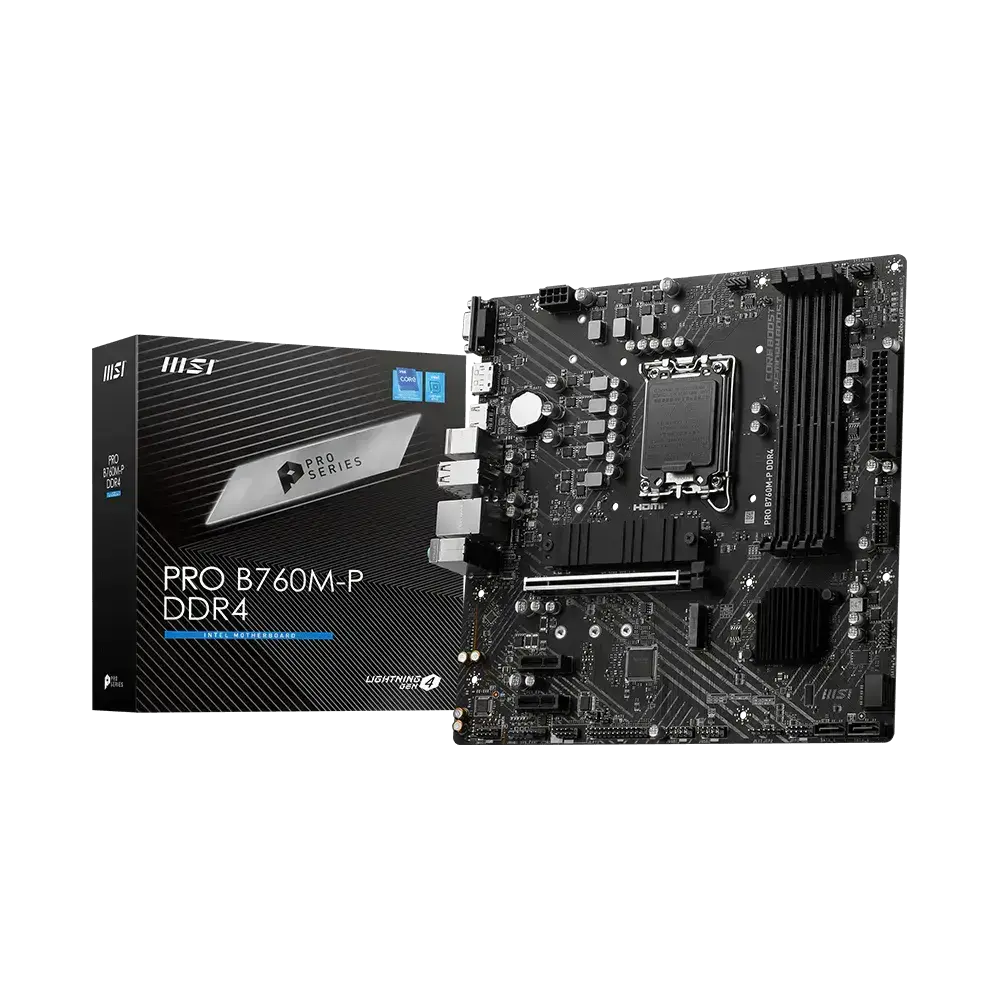 PRO B760M-P DDR4 4800MT/s(OC) LGA1700 mATX Anakart