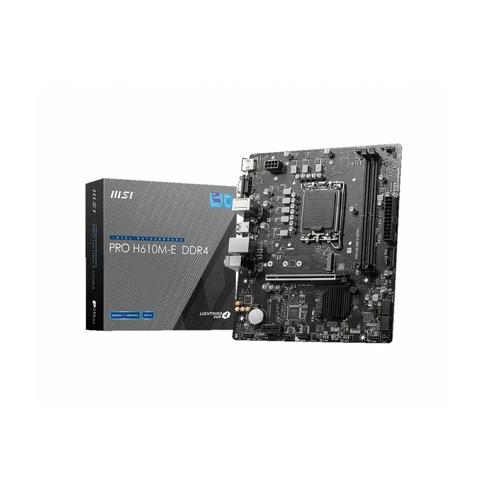 PRO H610M-E DDR5 5600MT/s(OC) LGA1700 mATX Anakart
