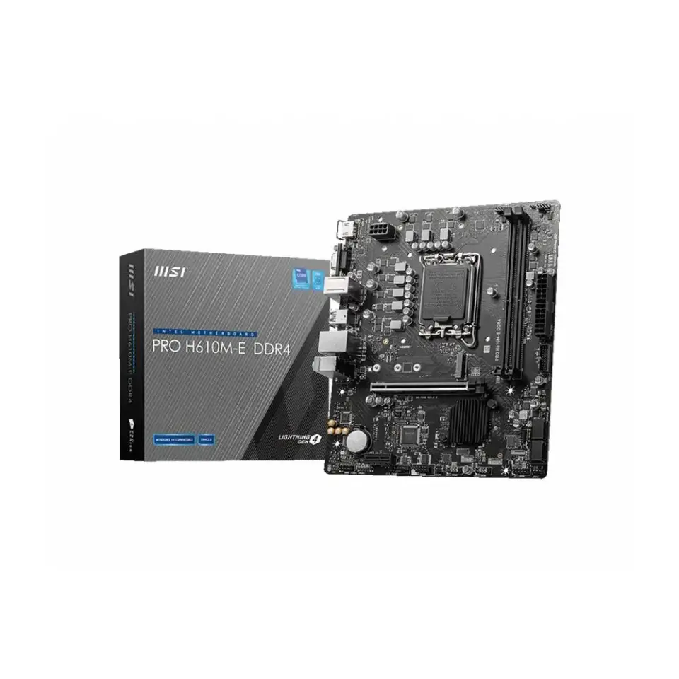 PRO H610M-E DDR5 5600MT/s(OC) LGA1700 mATX Anakart