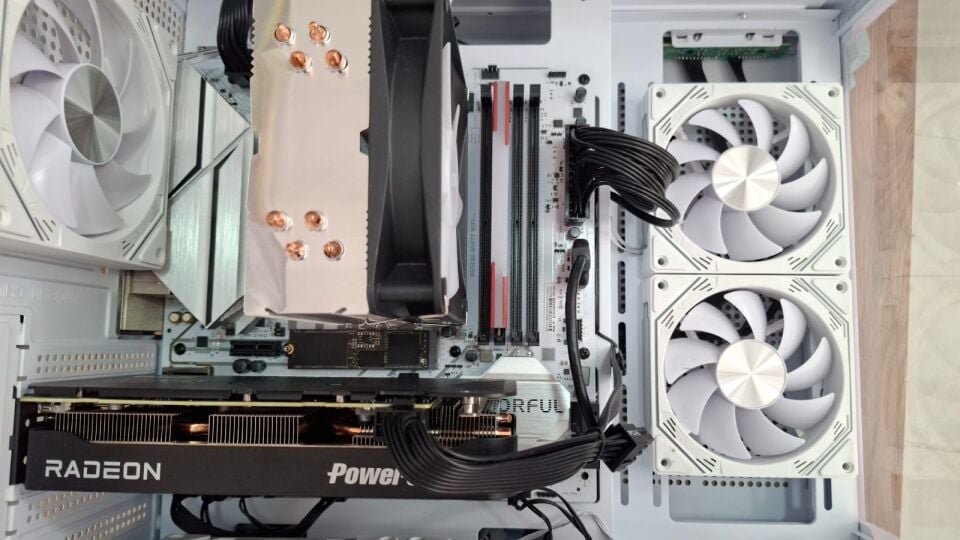 BATTLE-AX B650M-WHITE WIFI V15 DDR5-6800(OC) AM5 mATX Anakart