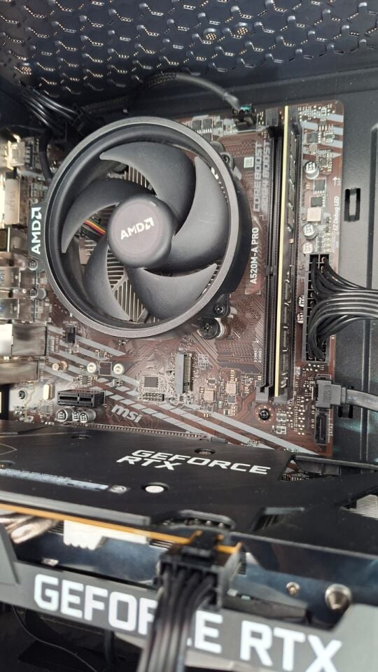 A520M-A PRO DDR4 4600MT/s(OC) AM4 mATX Anakart