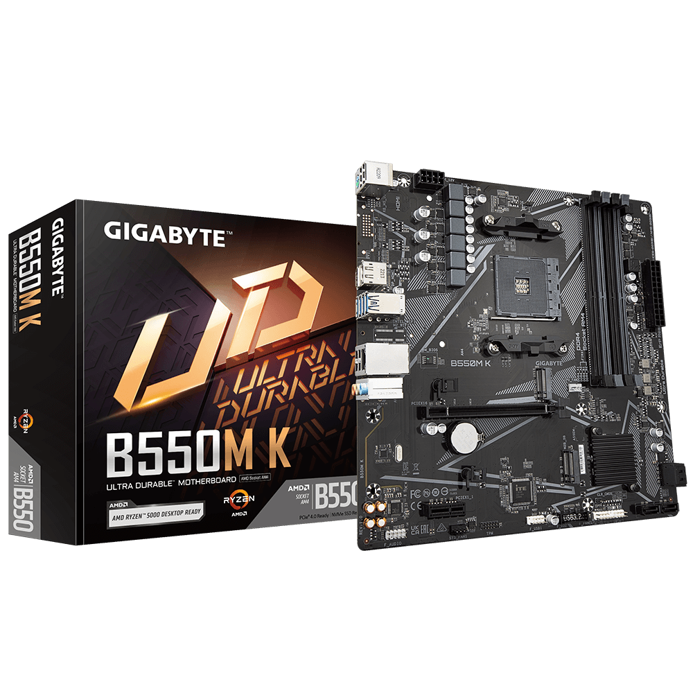 B550M K DDR4 4733MT/s(OC) AM4 mATX Anakart