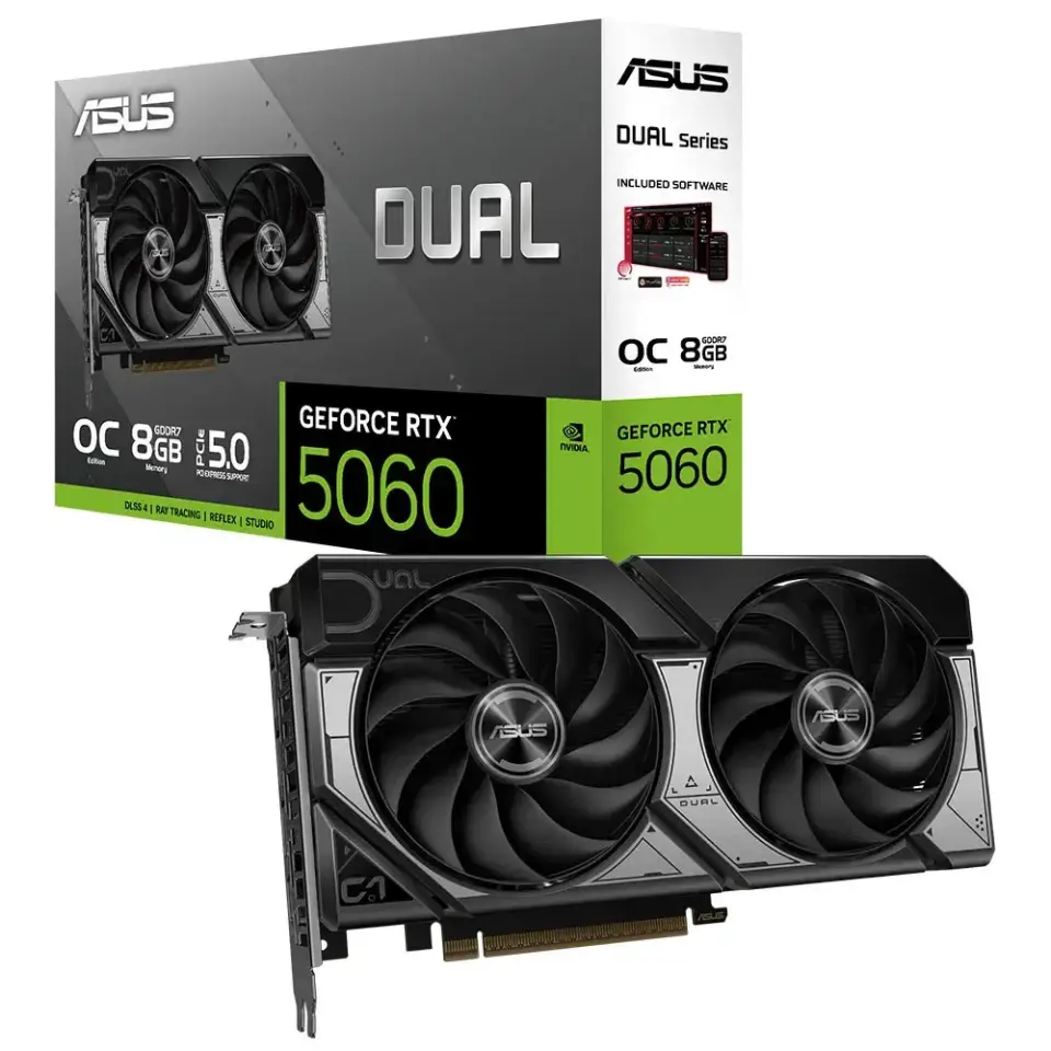 Dual GeForce RTX 5060 OC 8GB GDDR7 128-bit Ekran Kartı