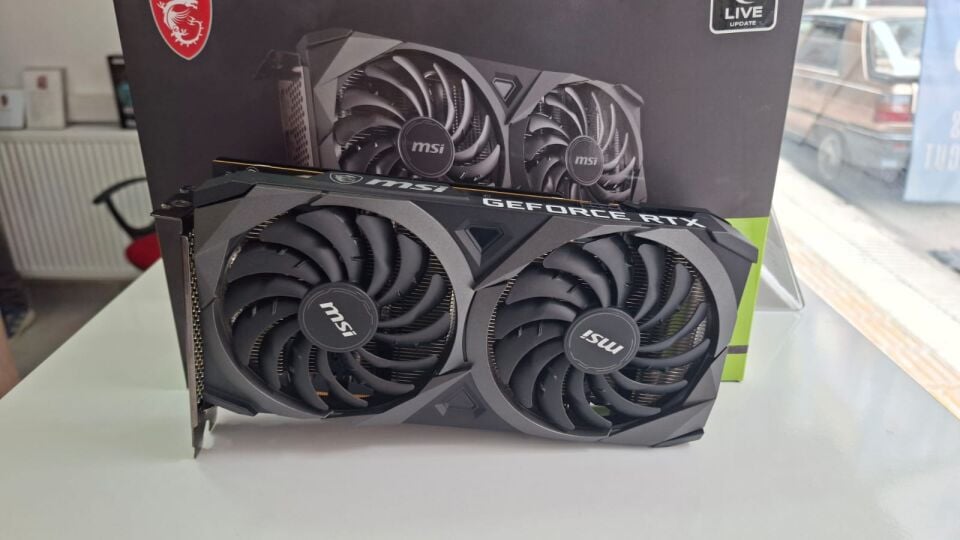GeForce RTX 3050 VENTUS 2X OC 8GB GDDR6 128-bit Ekran Kartı